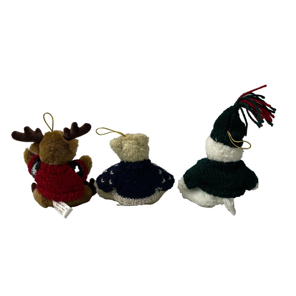 Lot of 3 Hugfun Int’l Christmas Teddy Bears 5.6" Holiday Plush Stuffed Animals - Picture 7 of 14